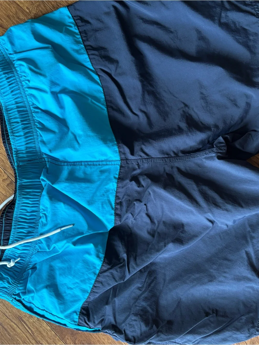 Nautica Navy/Aqua Swim Shorts